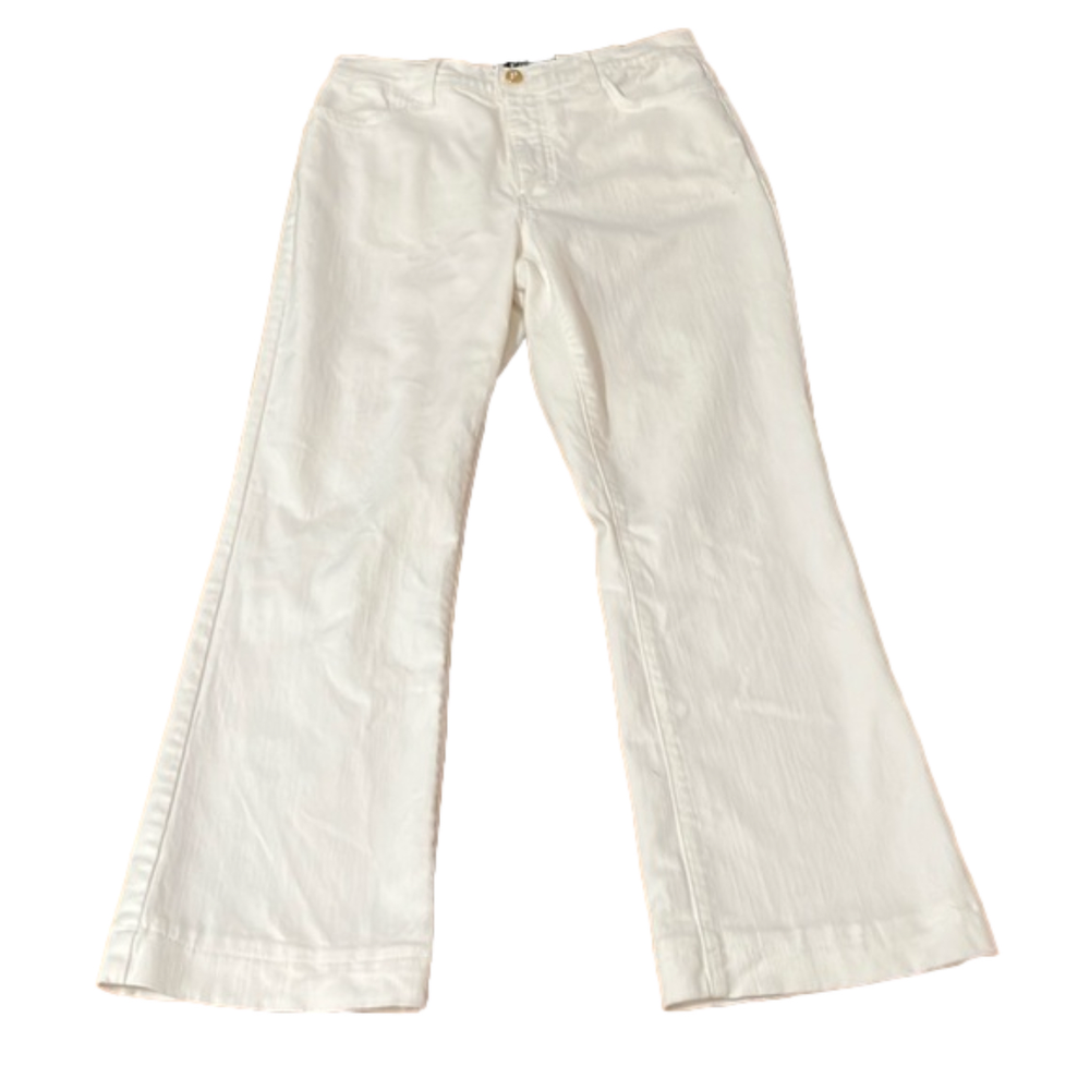 NYDJ white jeans, size 8